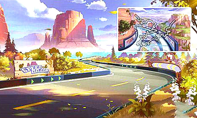 QQ飞车最新地图探秘，小巷中的飞车乐园大全