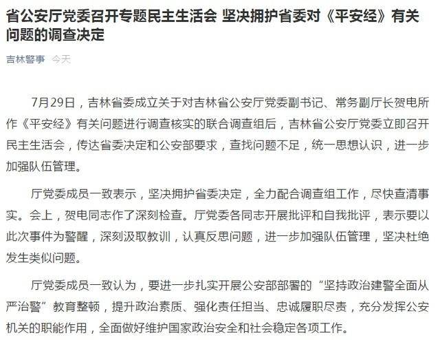 贺电厅长聚焦公共安全与平安建设,最新平安经验分享与建设进展报告