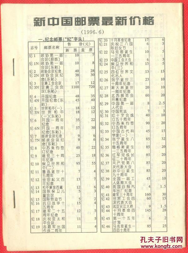 最新邮票价目表获取及应用指南大全