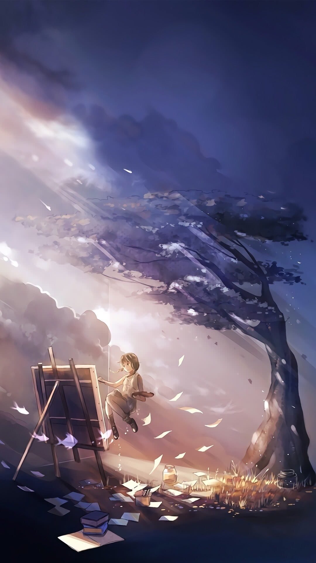 动漫图片的唯美色彩与情感交织艺术,情感与艺术的交融展现