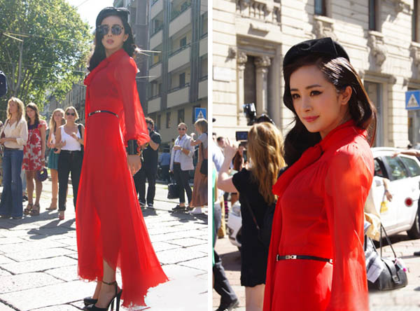 杨幂携女儿亮相时装秀,时尚与励志的闪耀瞬间