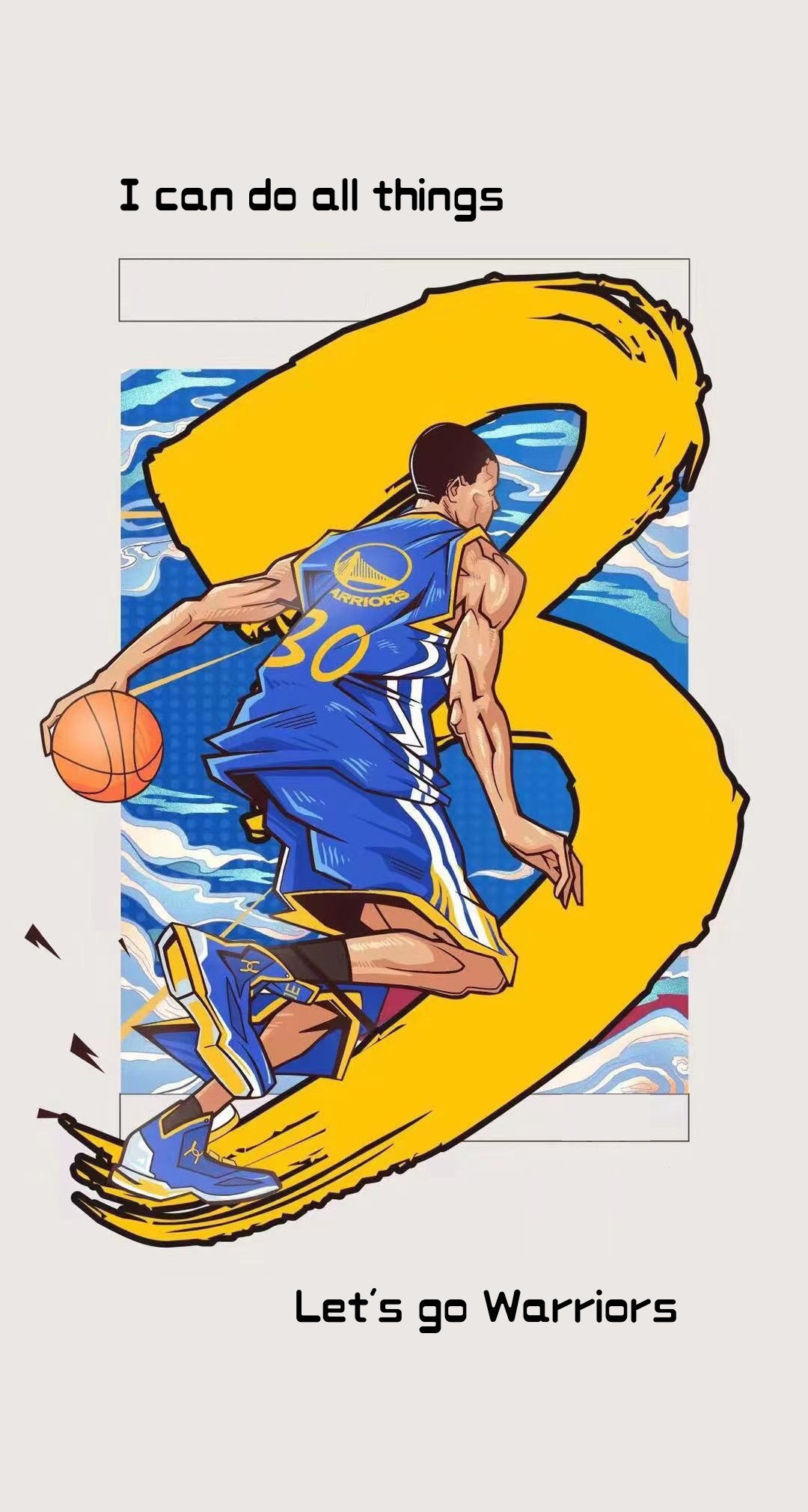 篮球之星库里动漫壁纸,动感魅力探索之旅