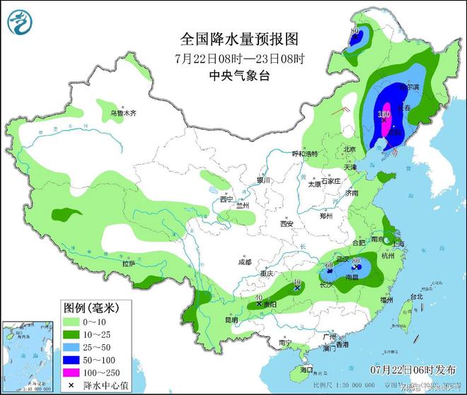 全国降雨实况与温馨故事传递温暖情感