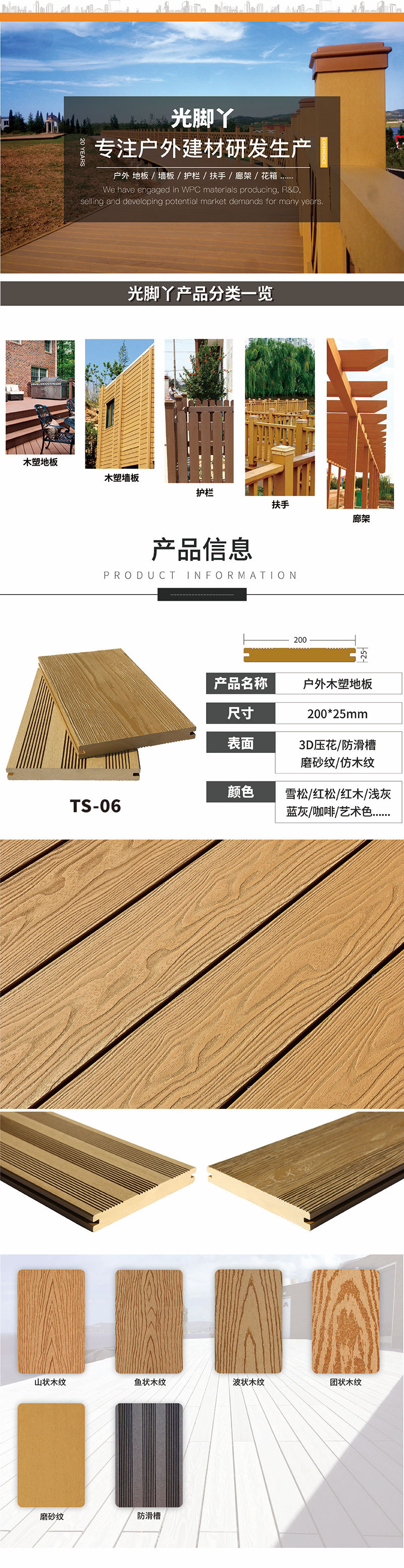 最新塑木板上的温馨日常分享